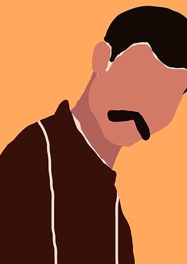 Man with Mustache portrait