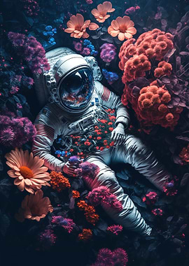 Floral Astronaut