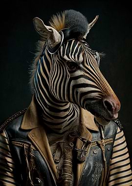 Biker Zebra
