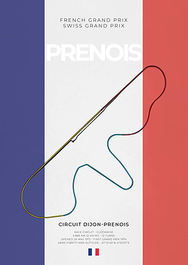 Prenois France F1 Circuit