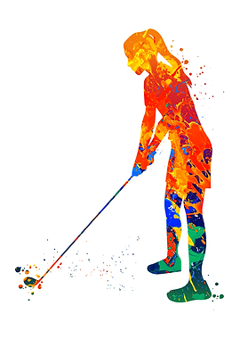 Female Golfer
