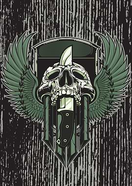 Winged Skull
