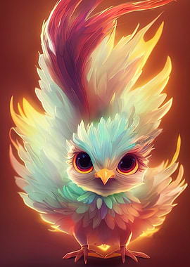 Little phoenix chick