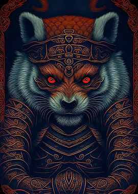 Red Panda in Japanese art