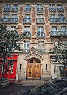 Parisian building facade