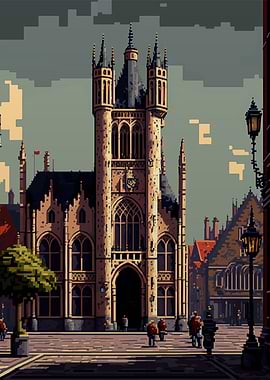Leuven Pixel art