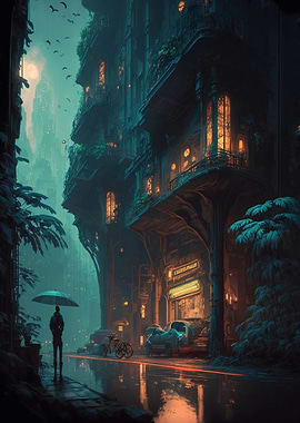 Cyberpunk Studio Ghibli 5