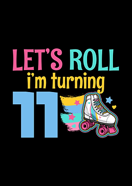 11th Birthday Roller Skate