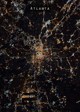 Atlanta at night
