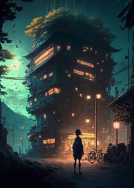 Cyberpunk Studio Ghibli 7