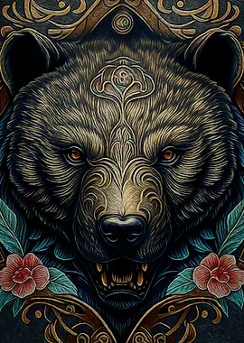 Bear in Japanese art