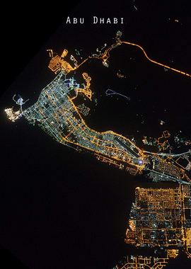 Abu Dhabi at night