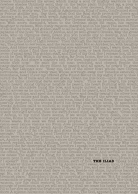 The Iliad Book Text