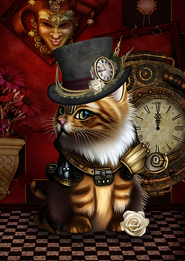 Steampunk Kitten