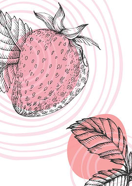 Strawberry Art Print