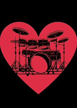 DRUMMER HEART RETRO