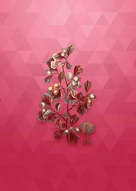 Gold Spathula Leaf Thorn