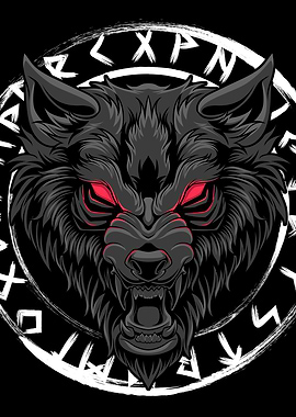 Fenrir Wolf Runes