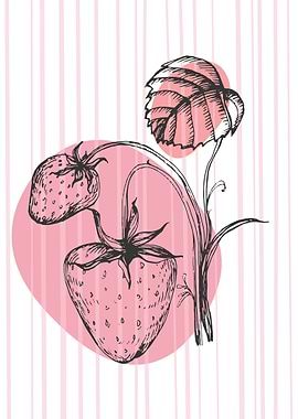 Strawberry Art Print