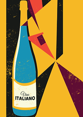 Italian Wine Poster Art