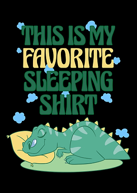 favorite sleeping dinosaur