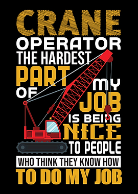 Crane Operator Gift