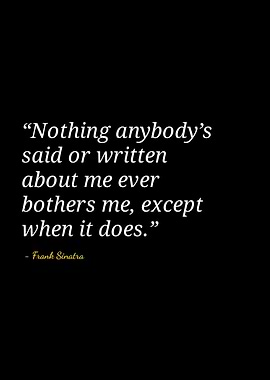 Frank Sinatra quotes