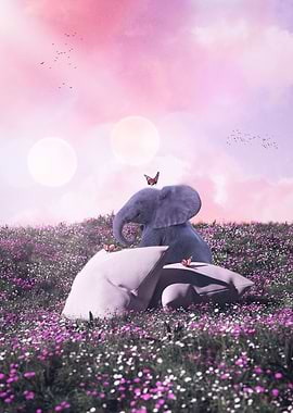 Cute Baby Elephant Pillows