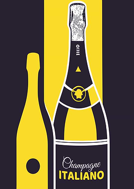 Champagne Italiano Poster