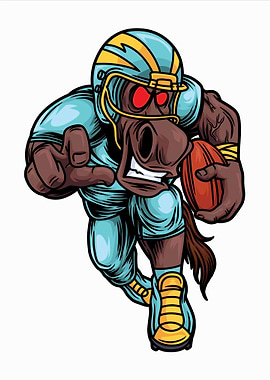 Horse American Football