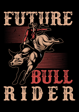 Bull Riding Cowboy