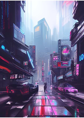 Roads in dystopian City