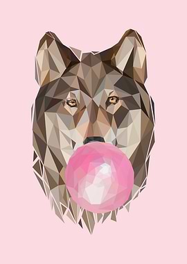 wolf bubble gum animals