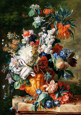 Bouquet of Flowers in Urn