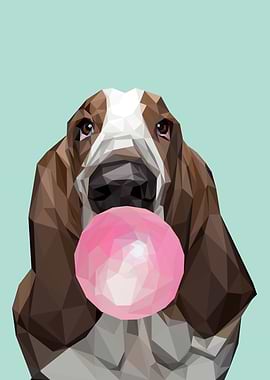 dog bubble gum animals