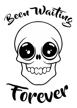Skull happy teary kawaii e