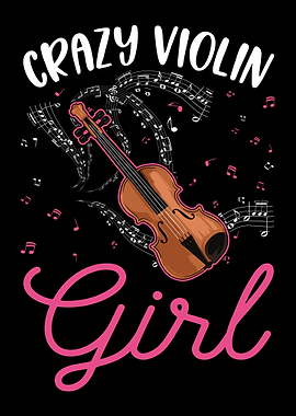 Crazy Violin Girl Violinis