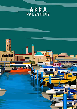 Akka Palestine Art Design