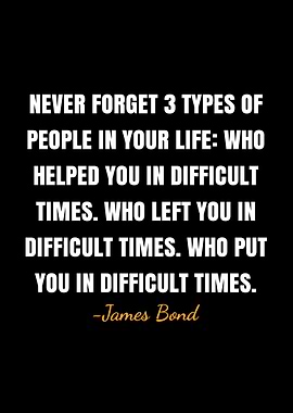 James Bond quote
