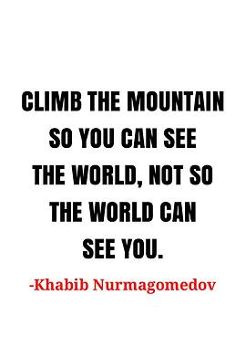 Khabib Nurmagedov quote