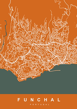Map FUNCHAL PORTUGAL