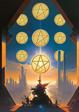 9 of pentacles MySTDeck