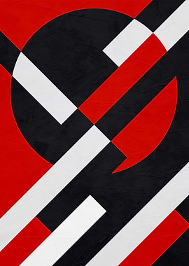 GEOMETRIC ABSTRACT 296A