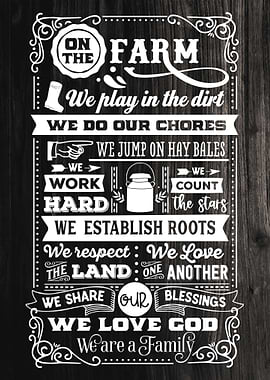 Farmhouse Rules Dirt