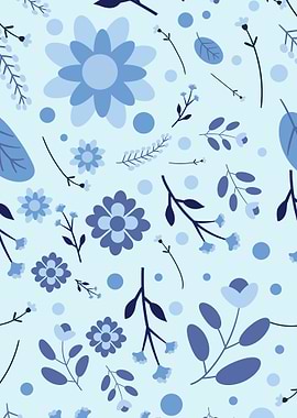 simple cute flower pattern