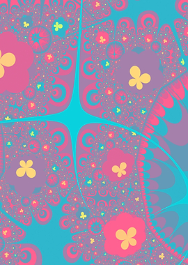 Colorful Boho Fractal