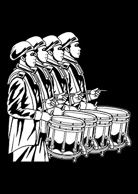 Marching Band Drummer