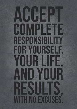 Accept Responsibility