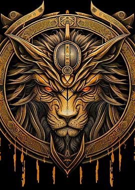 Lion in Japanese art 1