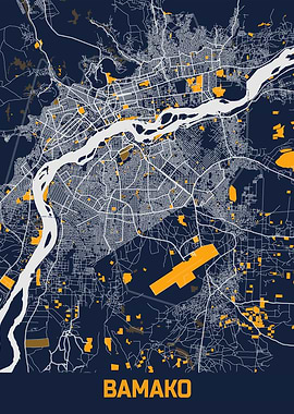Bamako City Map